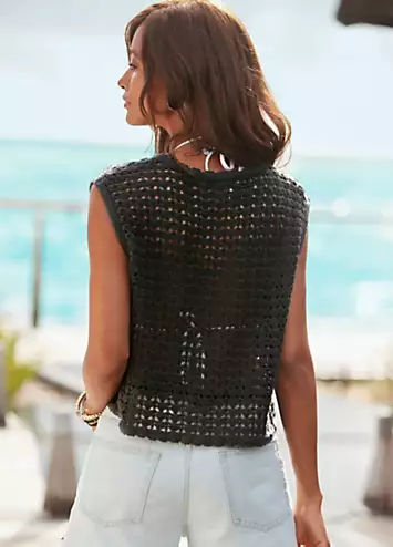 LASCANA Summer Knitted Vest | Kaleidoscope