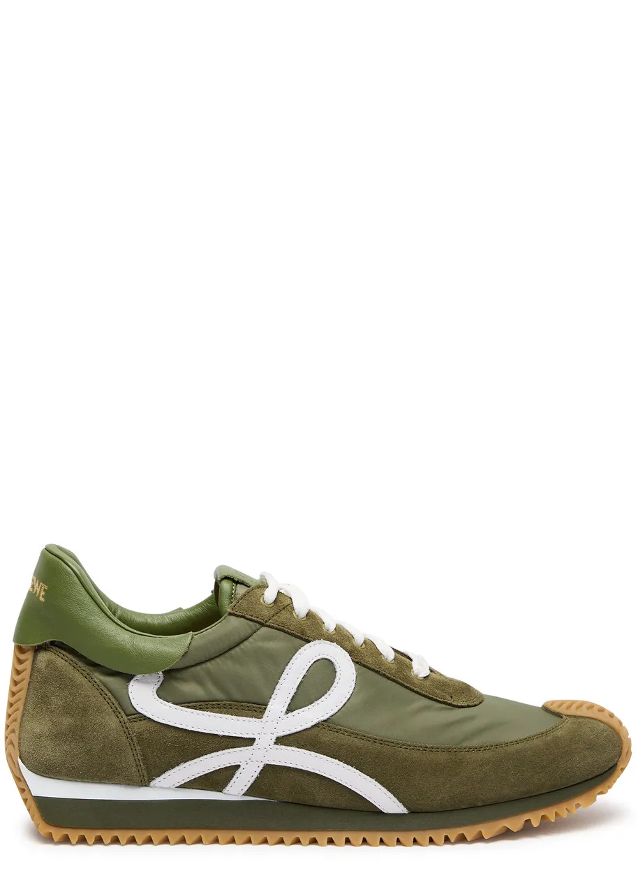 LOEWE Flow panelled nylon sneakers  -                         -                     -                