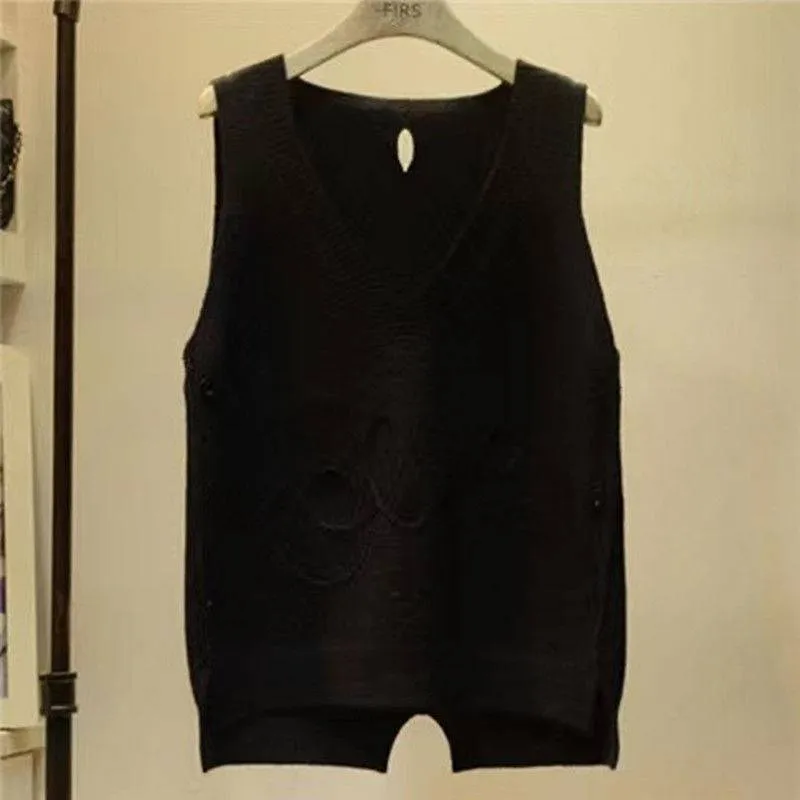 Loose Ladies Knit Vest