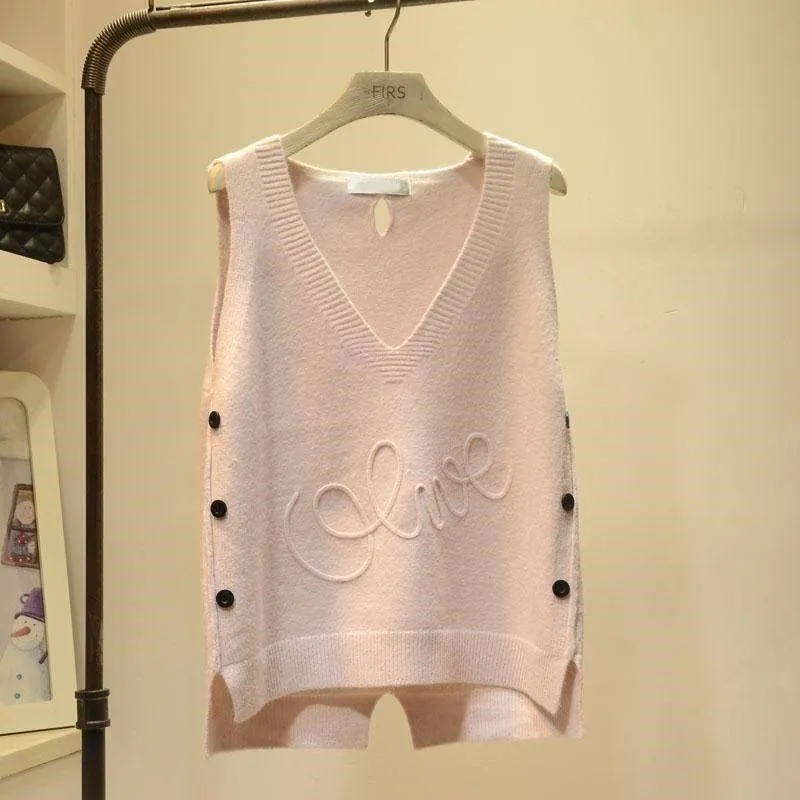 Loose Ladies Knit Vest