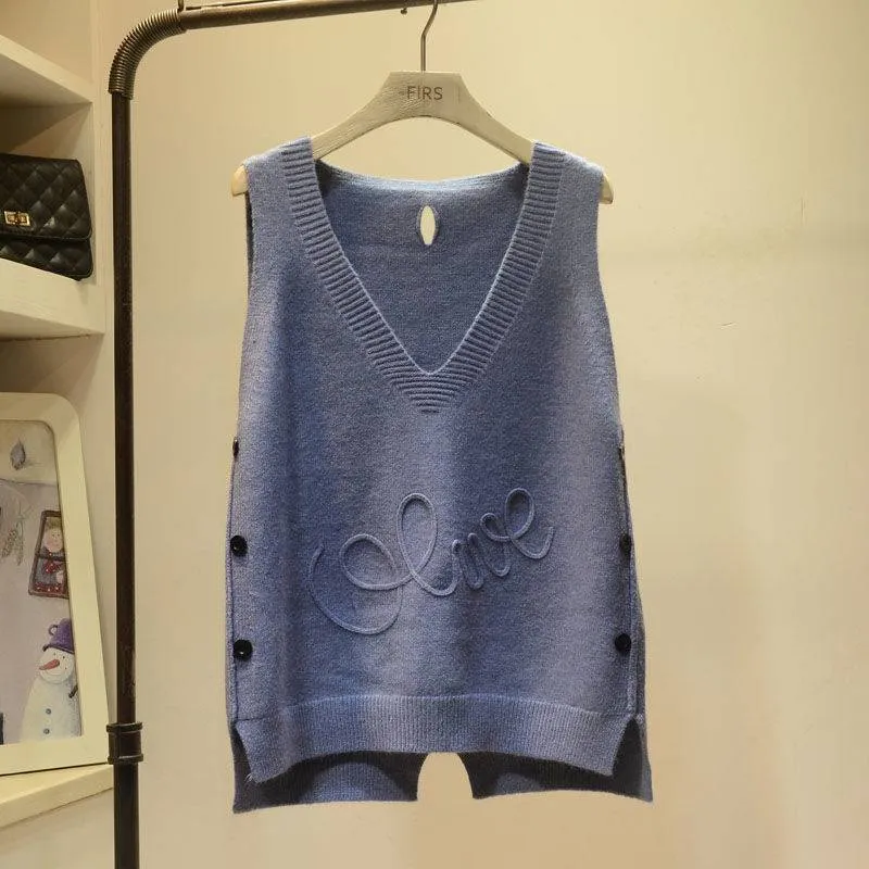 Loose Ladies Knit Vest