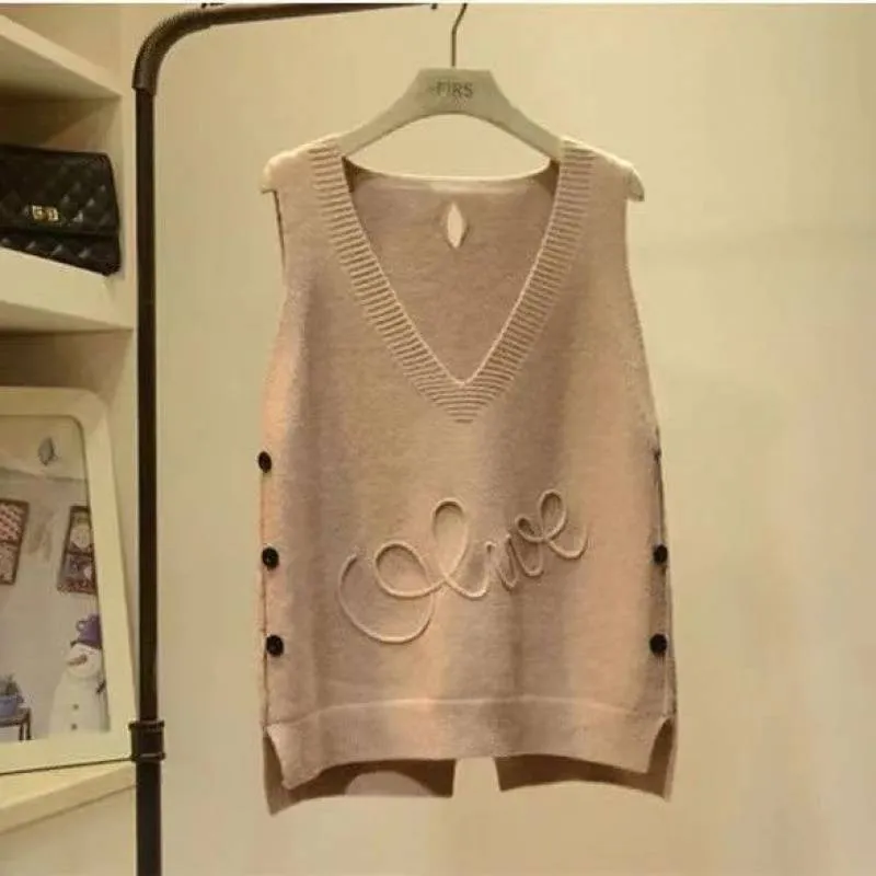 Loose Ladies Knit Vest