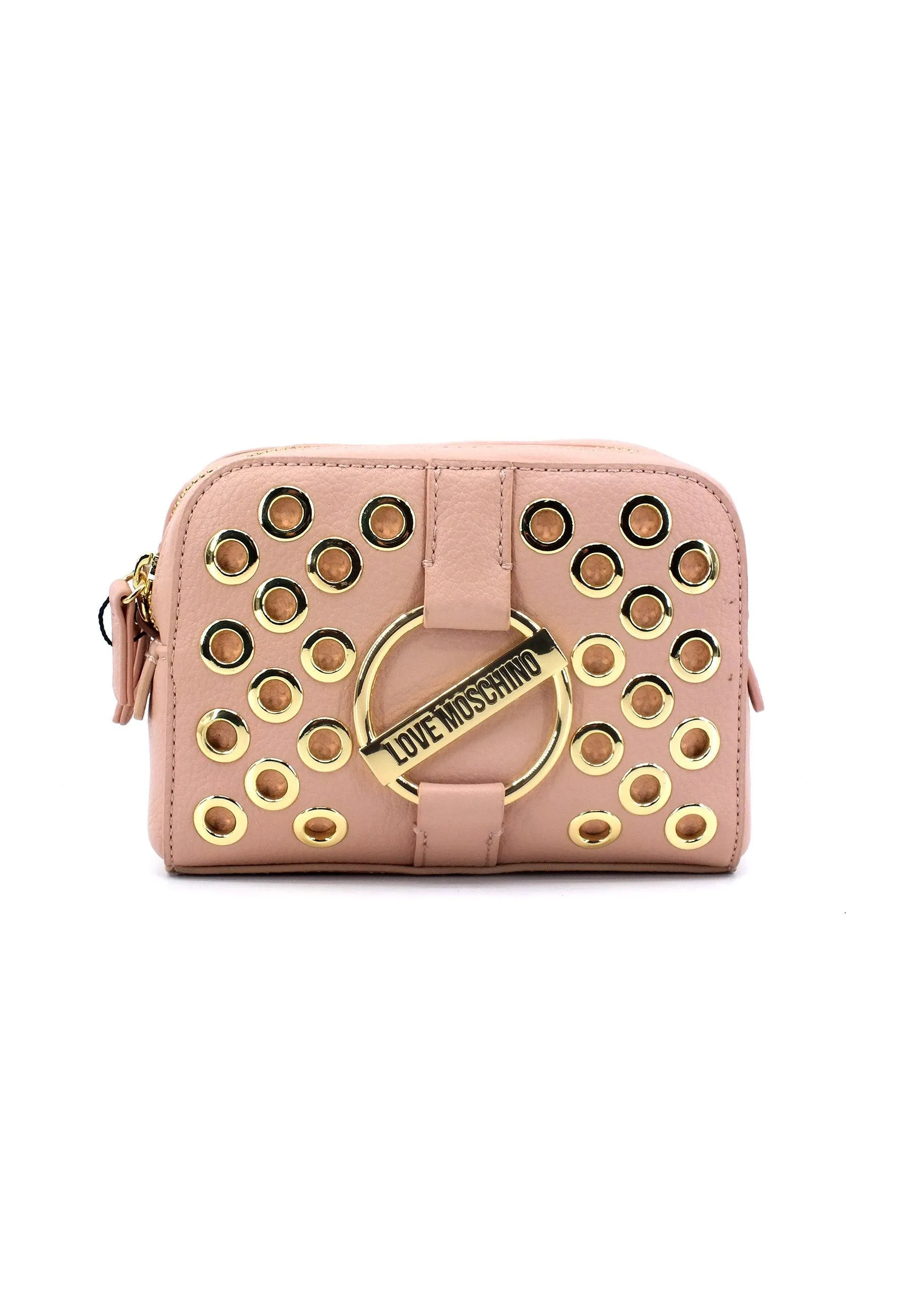 LOVE MOSCHINO Tracolla Crossbody Borchie Eyelets Cipria JC4344PP0FKD0601