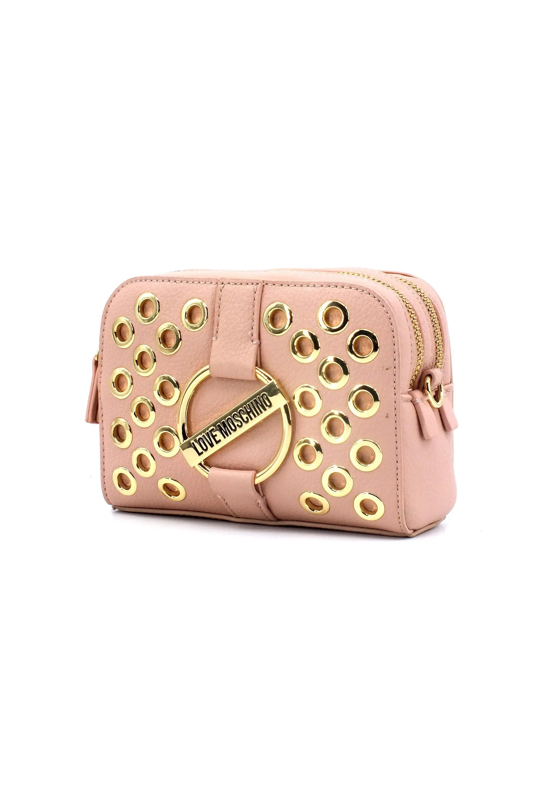 LOVE MOSCHINO Tracolla Crossbody Borchie Eyelets Cipria JC4344PP0FKD0601