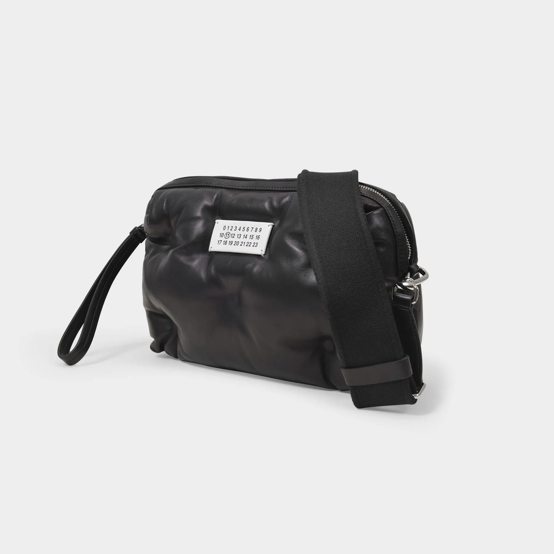 Maison Margiela  Glam Slam Crossbody in Black Leather