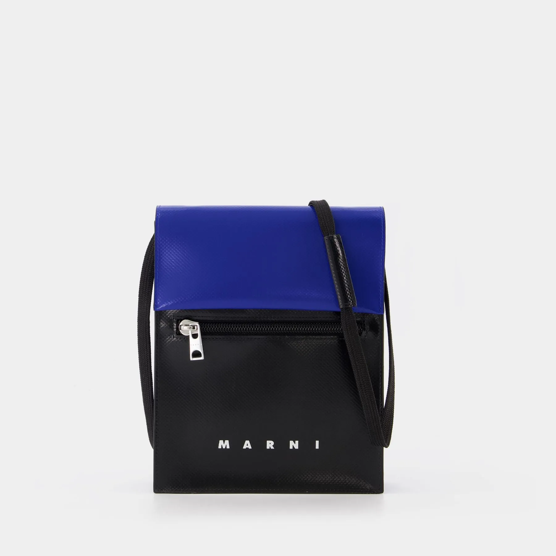 Marni  Pouch On Strap Crossbody - Marni - Black/Royal - Synthetic