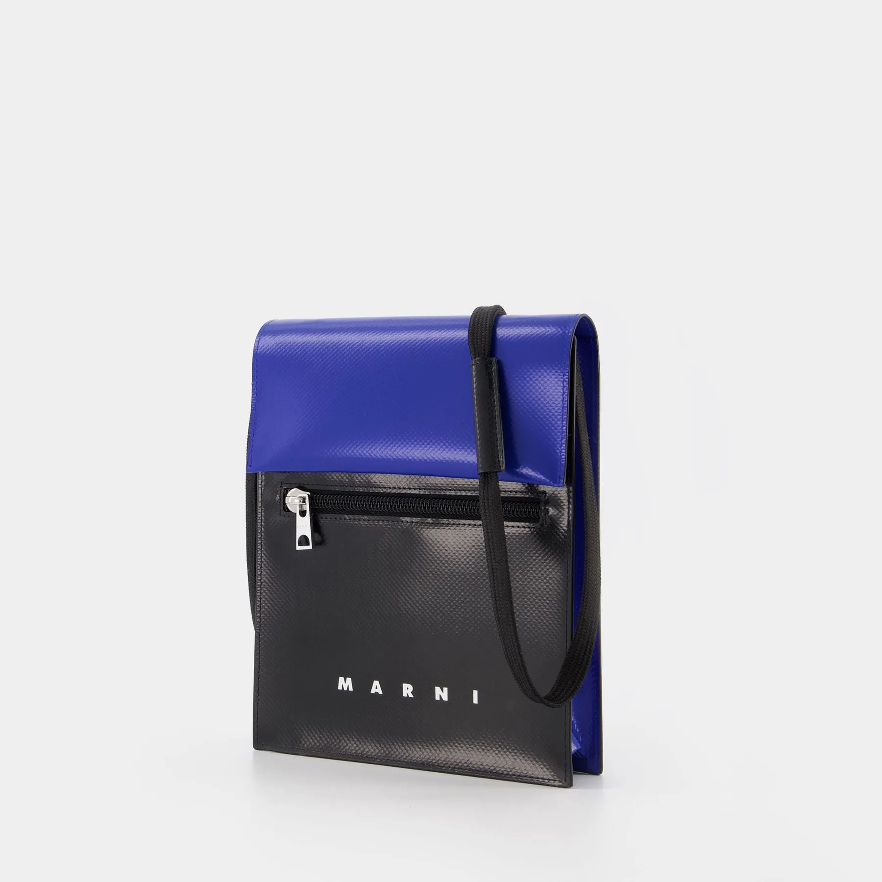 Marni  Pouch On Strap Crossbody - Marni - Black/Royal - Synthetic