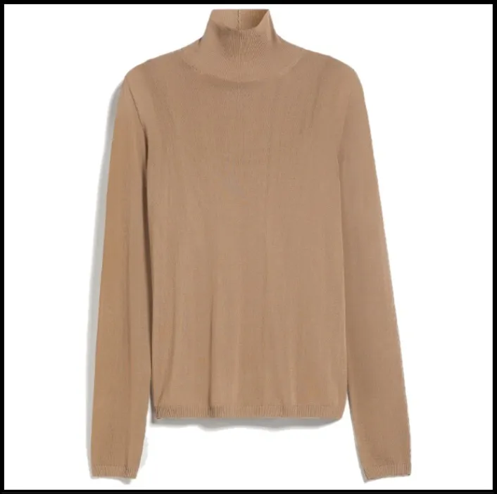 MaxMara  |Viscose yarn turtleneck