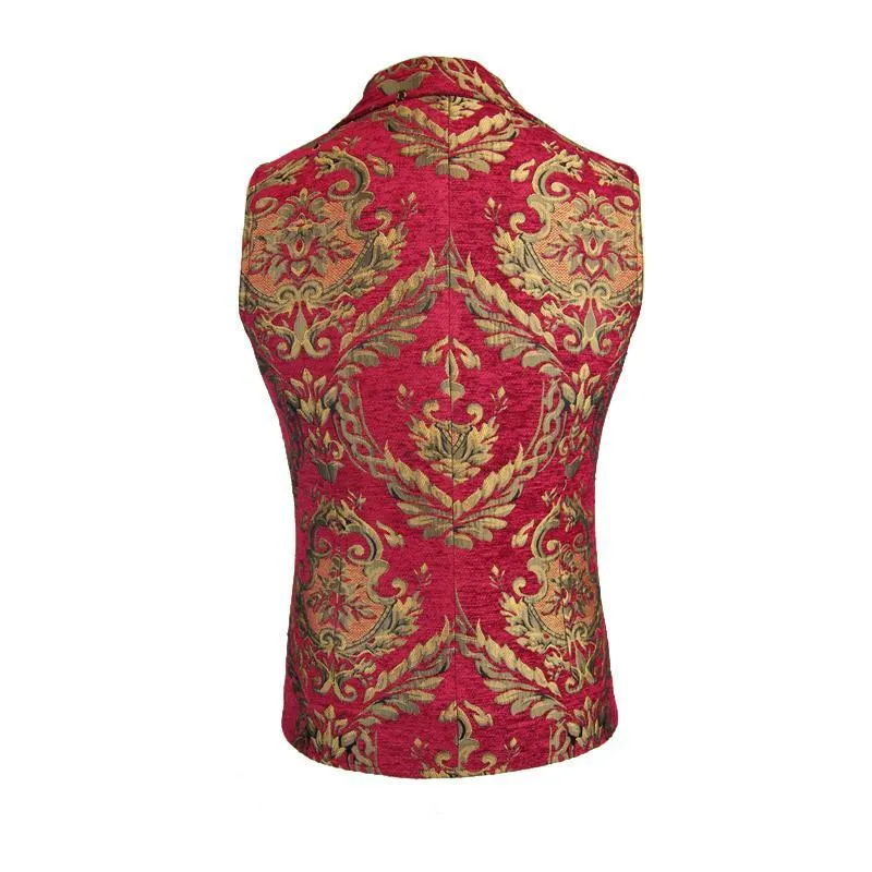 Men's Goth Brocade Vest