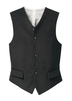 Mens vest moleskin, Black | Manufactum