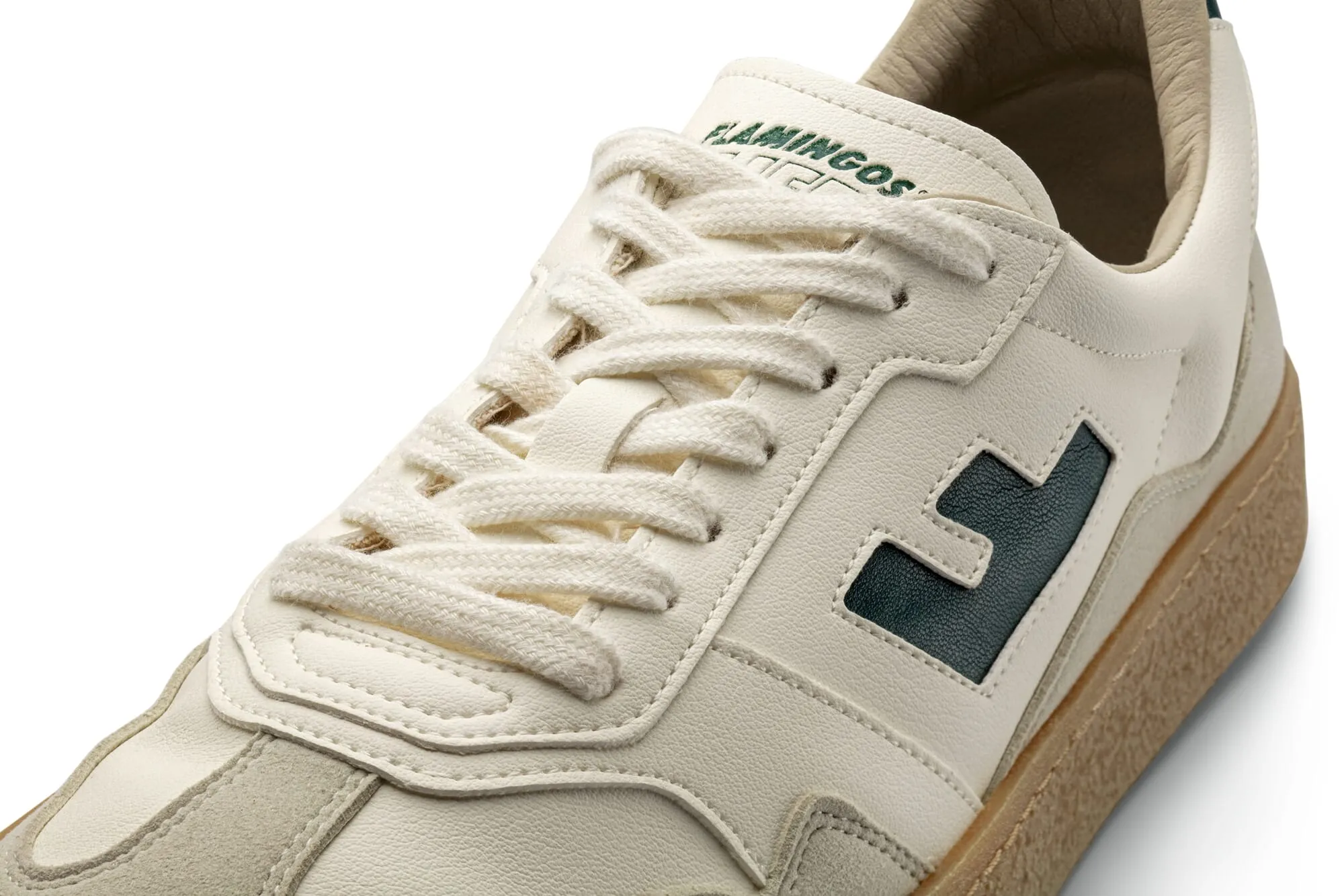 Men's sneakers Burela, White-Green | Manufactum