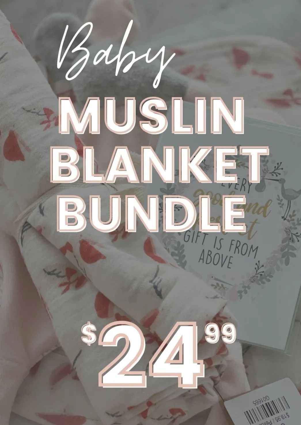 Muslin Baby Blanket Bundle