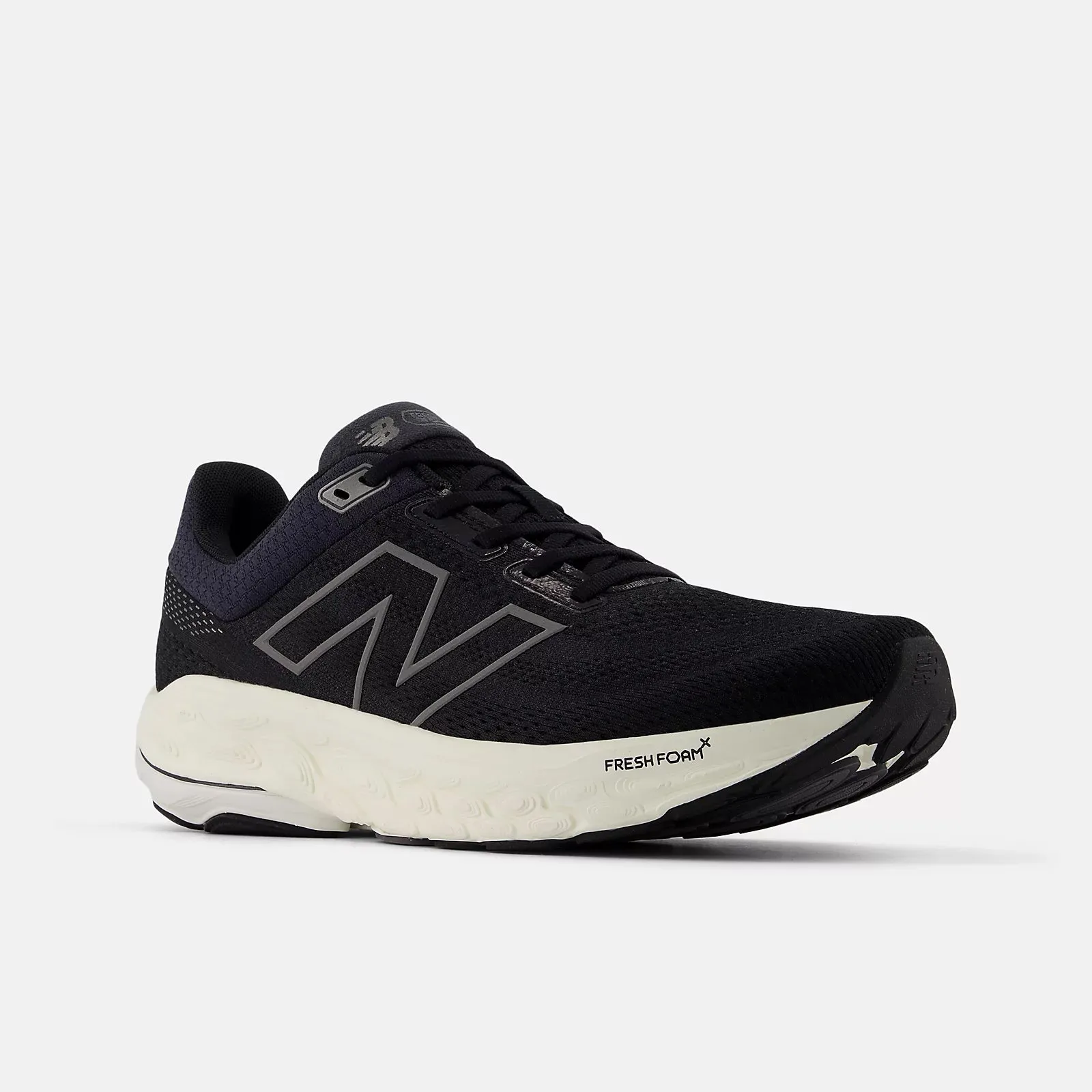 New Balance Men's 860v14 Wide Fit Running Shoes Black / Phantom / Sea Salt