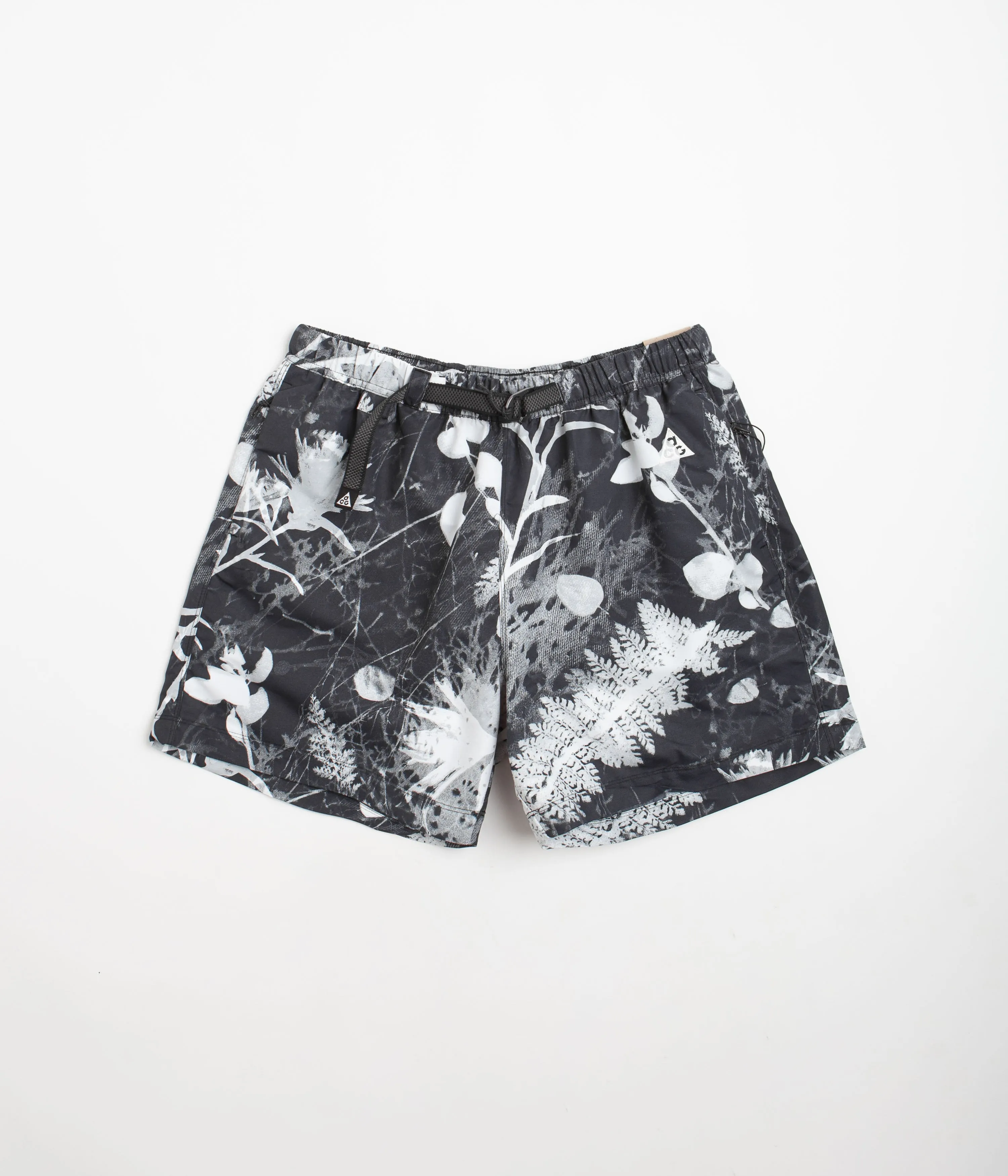 Nike ACG All Over Print Trail Shorts - Black / Anthracite / Summit White