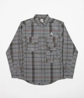 Nike ACG Devastation Trail Work Shirt - Smoke Grey / Ironstone / Summit White