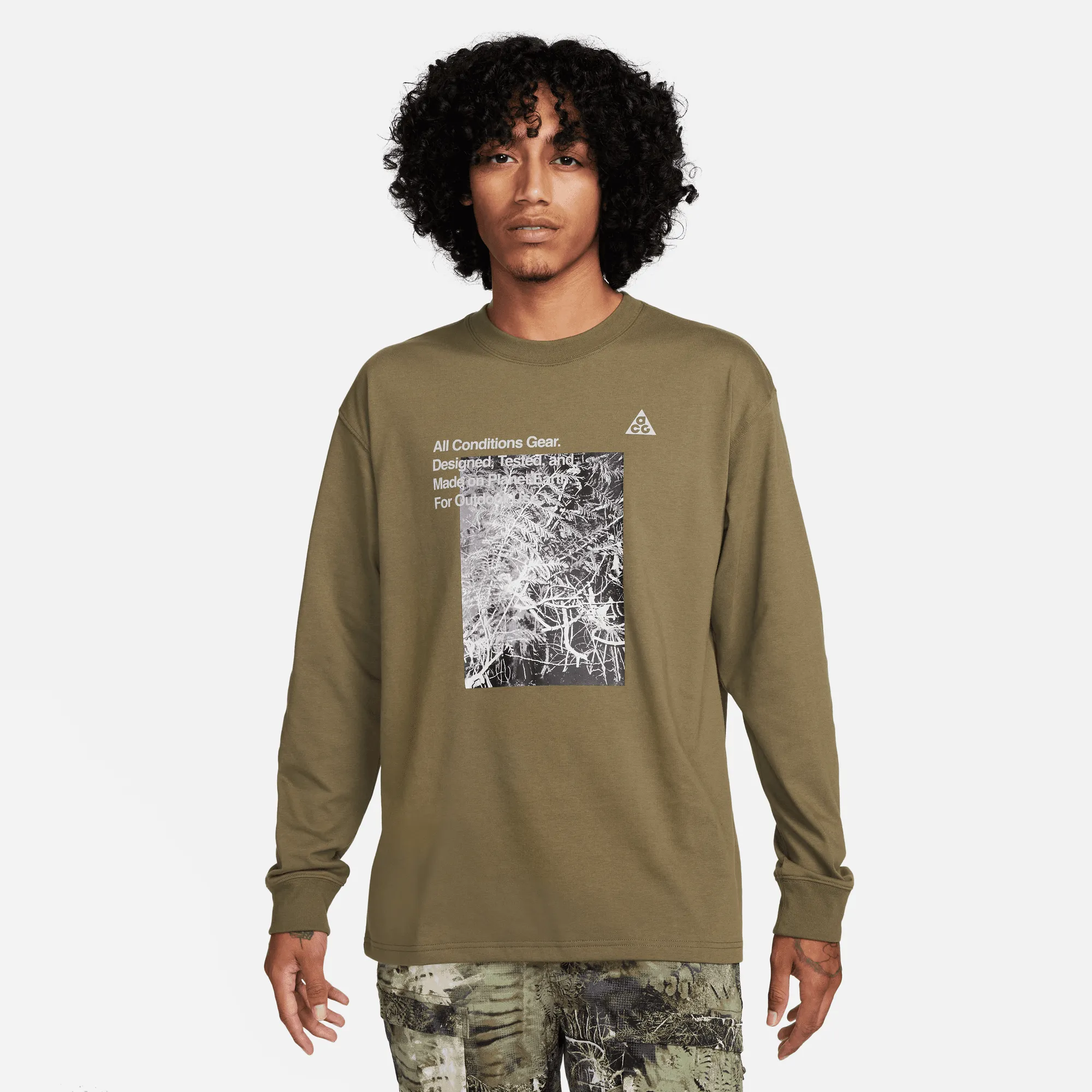 Nike ACG Green Forest Long-Sleeve T-Shirt