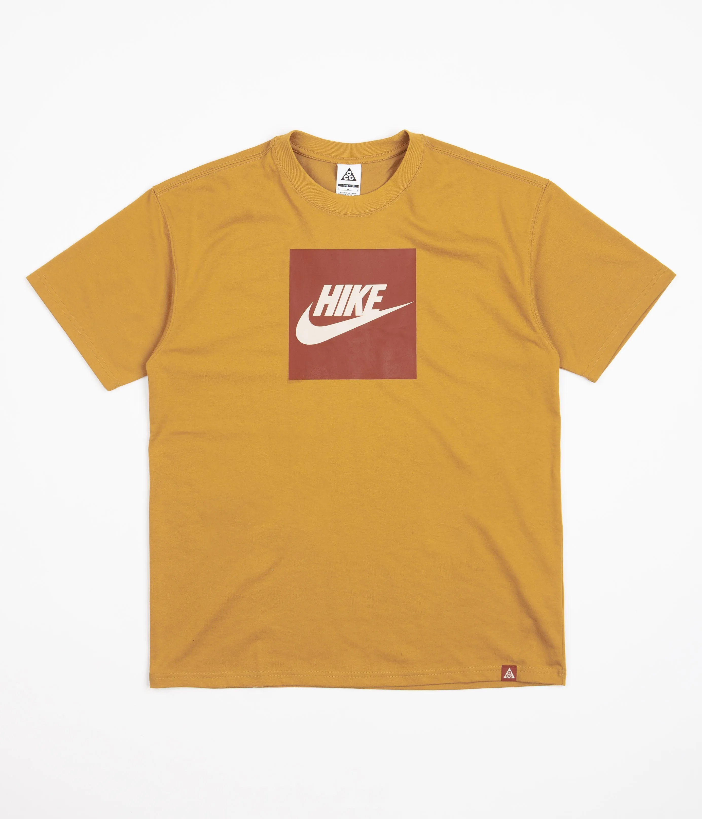 Nike ACG Hike Box T-Shirt - Gold Suede