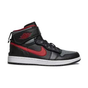 Nike Air Jordan 1 High FlyEase (Smoke Grey Gym Red/ Blac...