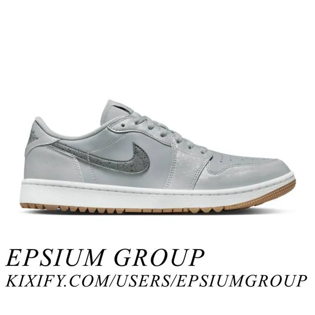 Nike Air Jordan 1 Low Golf (Wolf Grey Gum/ Wolf Grey/ Ir...