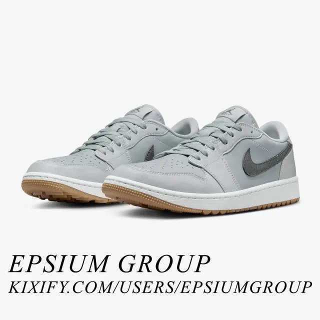 Nike Air Jordan 1 Low Golf (Wolf Grey Gum/ Wolf Grey/ Ir...