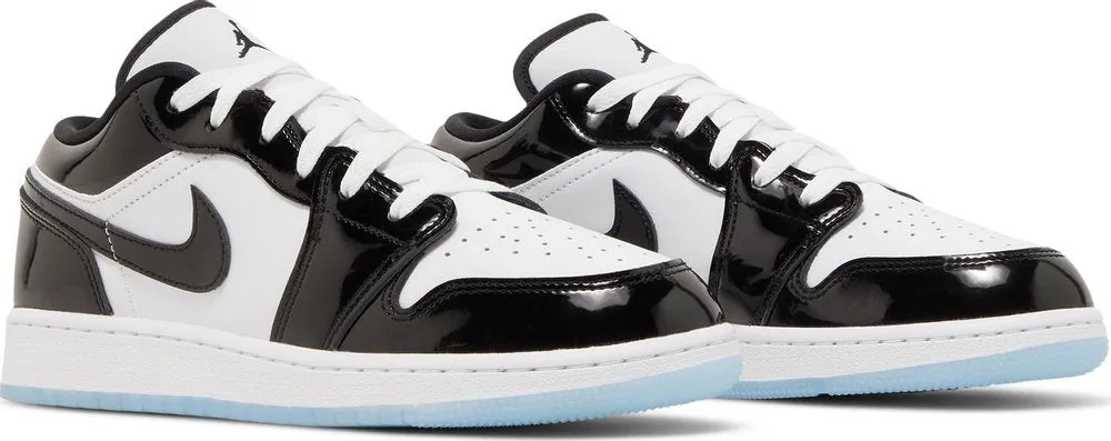 Nike - Air Jordan 1 Low SE (GS) Sneakers - White/Black