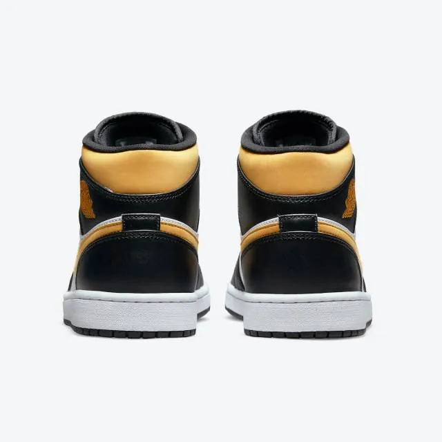 Nike Air Jordan 1 Mid (Black University Gold/ White/ Pol...