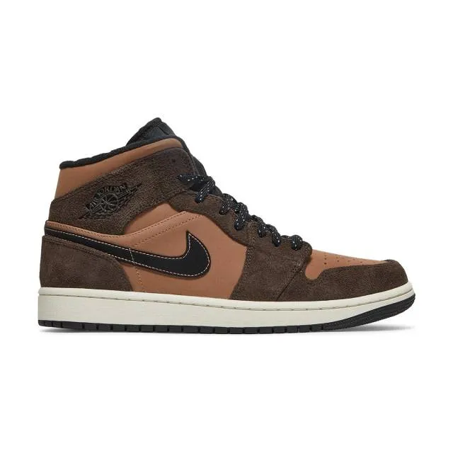 Nike Air Jordan 1 Mid SE (Dark Chocolate/ Archaeo Brown/...