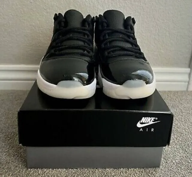 Nike Air Jordan 11 XI Retro Low 72-10 Black 4-14 Gym Red...