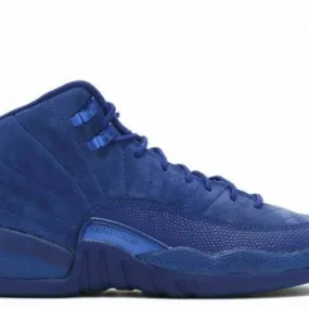 Nike Air Jordan 12 Retro Deep Royal Blue Suede SIZE 3.5 ...