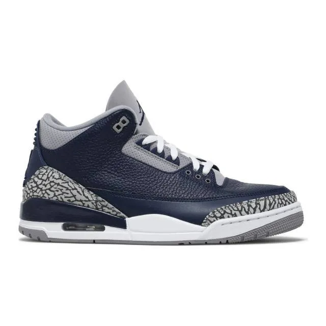 Nike Air Jordan 3 Retro (Georgetown/ Midnight Navy/ Ceme...