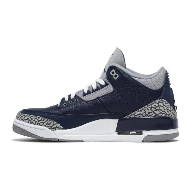 Nike Air Jordan 3 Retro (Georgetown/ Midnight Navy/ Ceme...