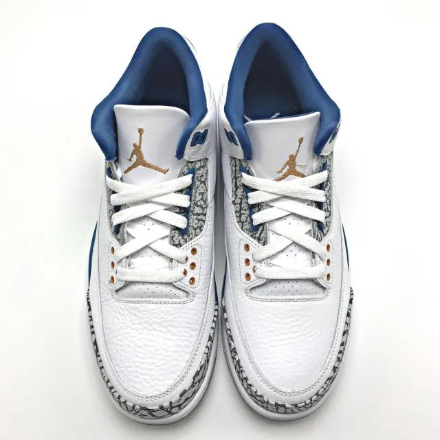 Nike Air Jordan 3 Retro White True Blue Wizards