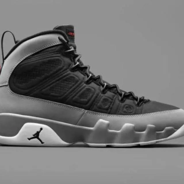 Nike Air Jordan 9 IX Retro Particle Grey 4-14 Black Univ...