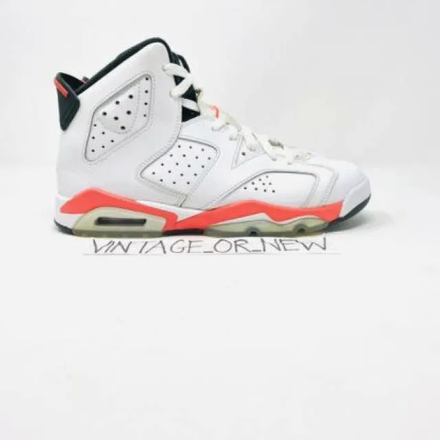 Nike Air Jordan VI 6 White Infrared Retro 2014 BG GS 384...