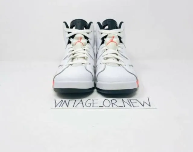 Nike Air Jordan VI 6 White Infrared Retro 2014 BG GS 384...