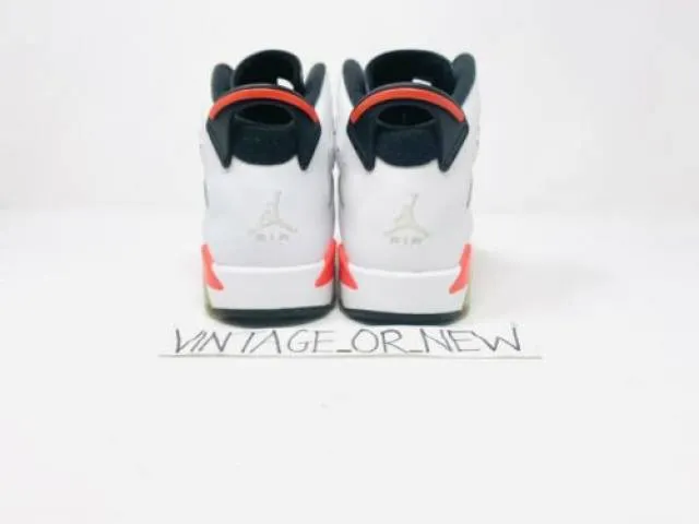 Nike Air Jordan VI 6 White Infrared Retro 2014 BG GS 384...