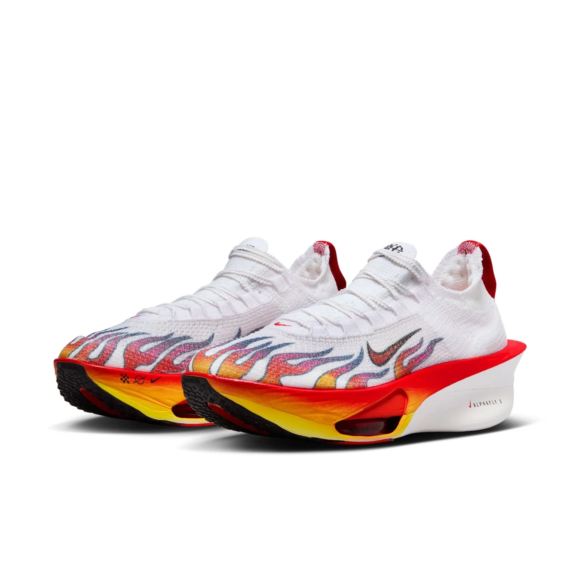 Nike Men's Alphafly 3 Ekiden Running Shoes White / Habanero Red / Black / University Red