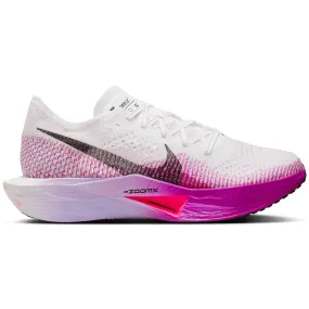 Nike Men's Vaporfly 3 Running Shoes White / Black / Vivid Grape / Purple Agate