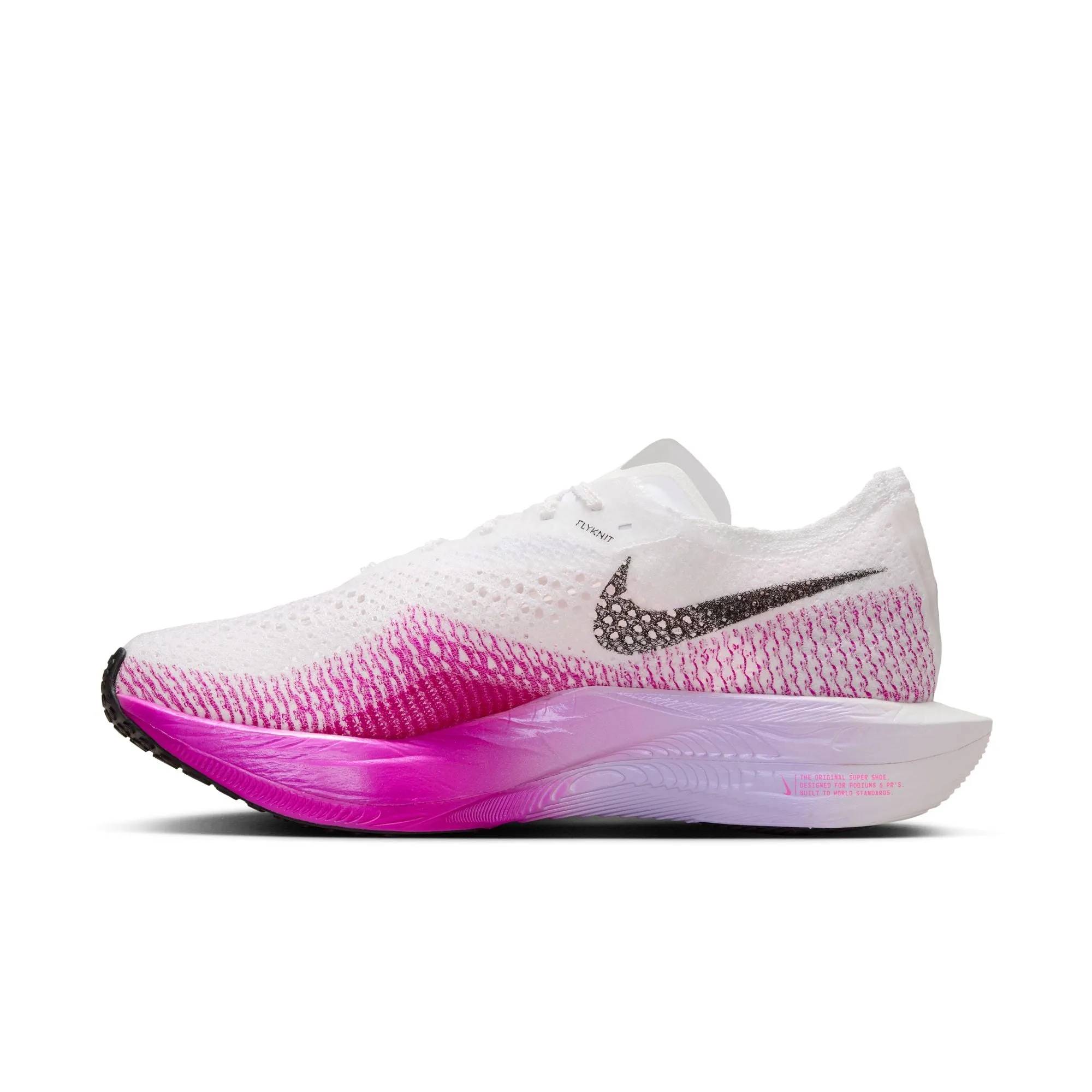 Nike Men's Vaporfly 3 Running Shoes White / Black / Vivid Grape / Purple Agate