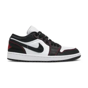 Nike Women's Air Jordan 1 Low SE Utility (White Black Re...