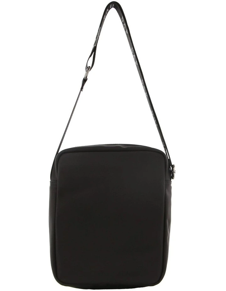 Nylon Travel Cross-Body Bag in Black