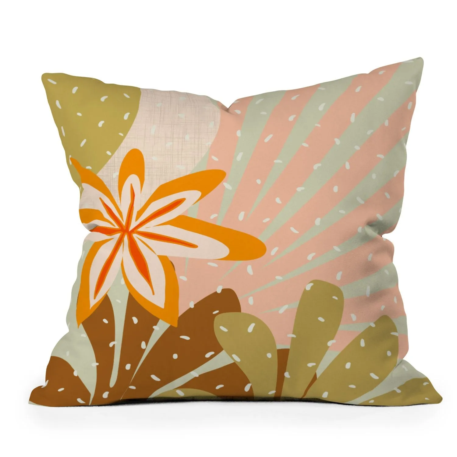 Ole Sunrise in Desert Indoor / Outdoor Throw Pillows (DS)