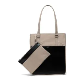 Orion Tote | Large (Cobblestone + Pebbled Black)