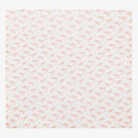 Pink & Whtie Snuggle Knit Blanket (120cm)