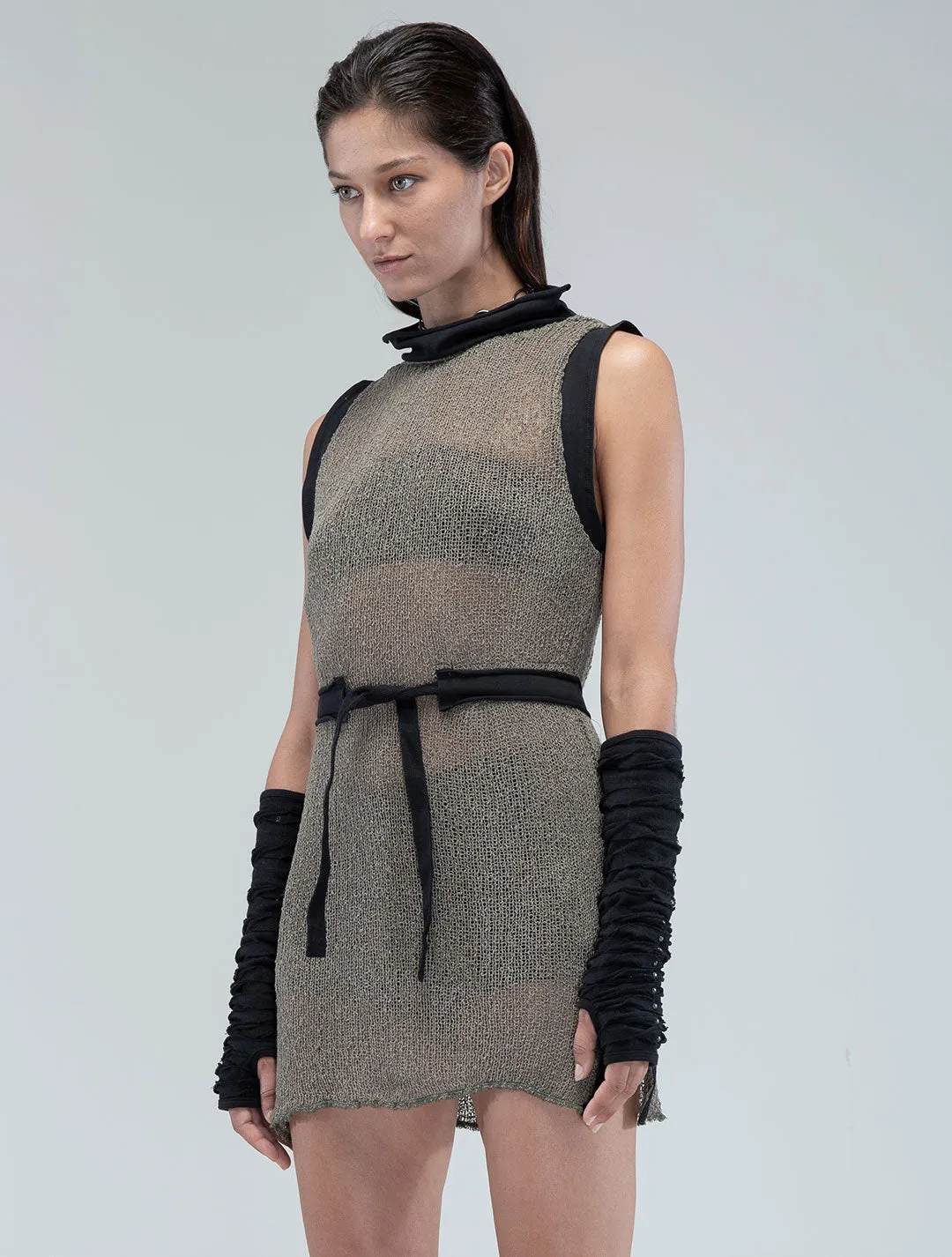 Ply Turtleneck See-Through Tunic