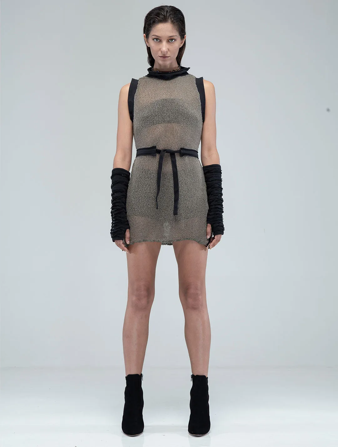 Ply Turtleneck See-Through Tunic