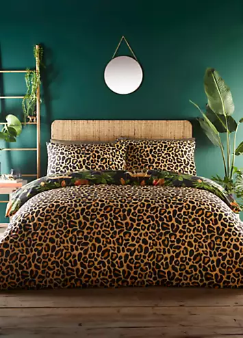 Portfolio Home Jungle Cats Duvet Cover & Pillowcase Set | Kaleidoscope