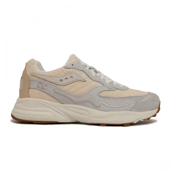 Saucony Men 3D Grid Hurricane Blank Canvas (beige / undyed)