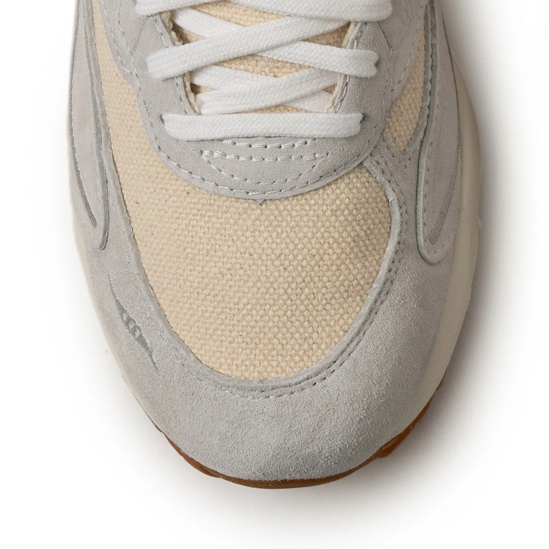 Saucony Men 3D Grid Hurricane Blank Canvas (beige / undyed)