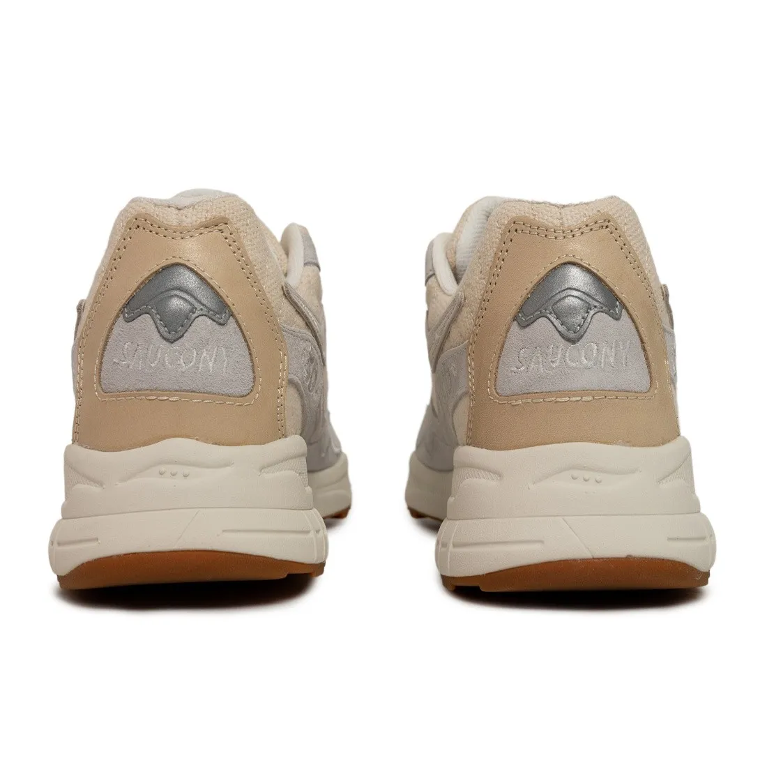 Saucony Men 3D Grid Hurricane Blank Canvas (beige / undyed)